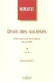Revue Dalloz-Sirey  / Droit des sociétés : Droit commun et droit spécial des sociétés