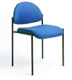 Boss Fabric Stackable Chair - B9505 - Gray