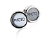 Memorable-Photograph-Silver-Cufflinks with Presentation Box