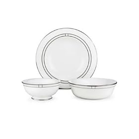 kate spade Noel Alabaster Pasta Bowl Rim Soup by Kate Spade