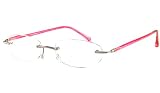 Asset Eyewear Full Readers (Women) Reading Glasses - R575 Rimless Pink by Asset Eyewear