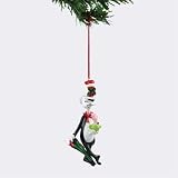 Dr. Seuss from Department 56 Cat in the Hat Holding Fish Ornament