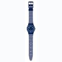 Swatch - GN23OI - Montre Femme - Quartz Analogique - Bracelet Caoutchouc Bleu