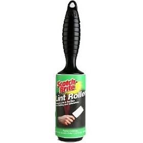 3M Scotch-Brite lint roller, with 56 adhesive layers to remove lint, dog hairs etc, EACH