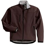Port Authority - Glacier Soft Shell Jacket Brown Chrome-3XL at Port Authority