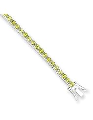Sterling Silver Peridot Bracelet