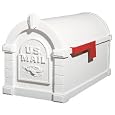 Original Keystone Series Level Two Mailbox: White with White Accents