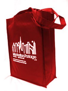 Medium Nylon Tote Bag in Red by Manhattan Portage