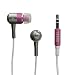 Radius Tru-Tune Ultra-light Aluminum Earbuds W/ Noise Isolation, iPhone Compatible - Color Pink