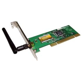 R�seau PCI sans fil - Qualit� Premium - High Speed __- 54g - 802.11g - Ethernet - LAN - Pour Routeur & ADSL / WEP / WPA / TKIP / AES / Vista / 152-bit de chiffrement