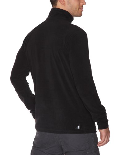 Protest Perfect 12 1/4 Zip Top Polaire homme True Black FR : L (Taille Fabricant : L)