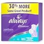 Always CleanWeave Pantiliners, Regular, Unscented, Bonus , 48 pantiliners