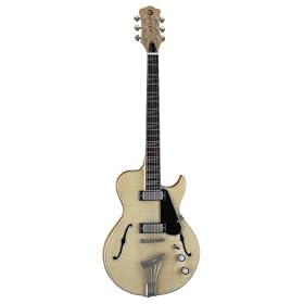Luna Athena Semi Hollowbody Electric Guitar - Natural