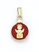 14K RED ENAM ANGEL XMAS ORNAMENT - GH17031
