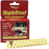 Tetra 29239 ReptoTreat Delica Bloodworms Food, Gel, 1.69-Ounce, 47.91gm