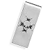 Stainless Steel Money Clip with Skull Design Image