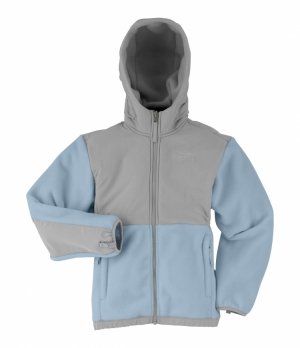 North Face Girls Denali Hoodie, Blue Tide, S