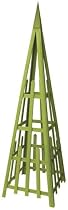 Arboria Irish Moss 81-Inch Pyramid Trellis