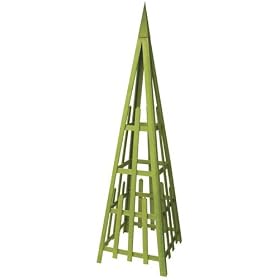 Arboria Irish Moss 81-Inch Pyramid Trellis by 