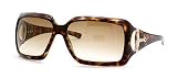GUCCI GG 2562 V9M HAVANA PLASTIC SUNGLASSES WITH GOLD LOGO