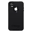 Otterbox Commuter Series Hybrid Case for iPhone 4 & 4S  - Retail Packaging - Black