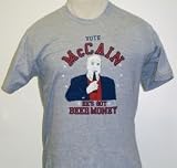 John McCain Vote McCain He's Got Beer Money Men's Funny Republican Political T-shirt
