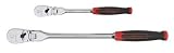 GearWrench 81204 Two-Piece 1/4-Inch, 3/8-Inch Flex Ratchet Set with Cushion Grip