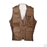 Humvee Safari Vest Brown XLarge at Hummer
