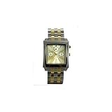 Trump Mens Calendar Subdial Watch TwoTone Quartz