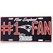 Search : New England Patriots #1 Fan License Plate