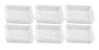 HIC Porcelain Square Cr?me Brulee Dish 4-inch Set of 6