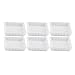 HIC Porcelain Square Cr?me Brulee Dish 4-inch Set of 6