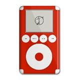 Solid Red Design iPod 3G Protective Decal Skin Sticker