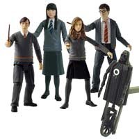 Childrens Toyshop  Toys : Harry Potter order of the phoenix - Defensive magic 4 pack- harry , hermione...