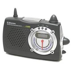 AM FM TV Portable Radio with Instant Weather by Emerson