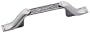 Amerock BP4467-GPT Ambrosia Garden Armor 3-Inch Pull, Pewter and Satin Nickel