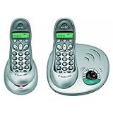 BT Studio 1500 DECT Cordless Phone with Answering Machine - Twin Pack - Metallic Silver
