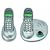 BT Studio 1500 DECT Cordless Phone with Answering Machine - Twin Pack - Metallic Silver