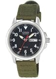 Men's Eco-Drive Strap Black Dial Citizen Watch