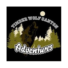 Timber Wolf Canyon Womens Scoop Neck T-Shirt