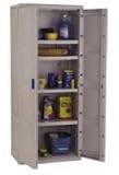 Suncast Tall Utility Cabinet - Gray/ Black