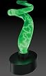 LumiSource MH-SE3G-GG Sculptured Electra Lamp - Green