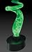LumiSource MH-SE3G-GG Sculptured Electra Lamp - Green
