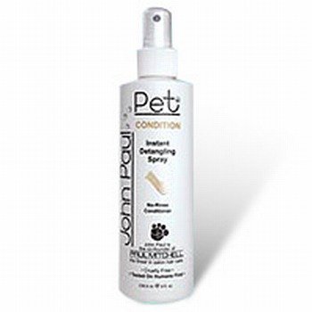 John Paul Pet Instant Detangling Spray – No Rinse Grooming Aid, 8 oz