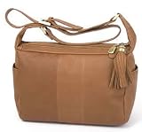 Great American Leather Pigskin Leather Handbag NUTMEG