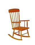 Classic Spindle Style Children's Rocking ChairSelect Color: Honey - 18341