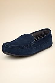 Freshfeet™ Leather Suede Slippers with Silver Technology