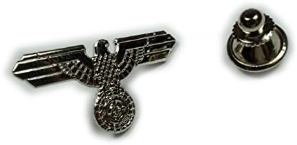 German Eagle SNIPER SCOPE Military Army Hat Jacket CHROME Lapel Pin Tie Tack