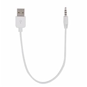 APPLE Ipod Premium White USB Data Charging Adapter Adaptor for Apple 2nd Generation Shuffle by eforcity