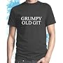 Grumpy Old Git Funny Mens Slogan T-shirt by Dead Fresh